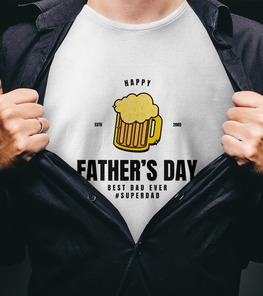 Happy Father's Day Best Dad Ever #Superdad T-Shirt