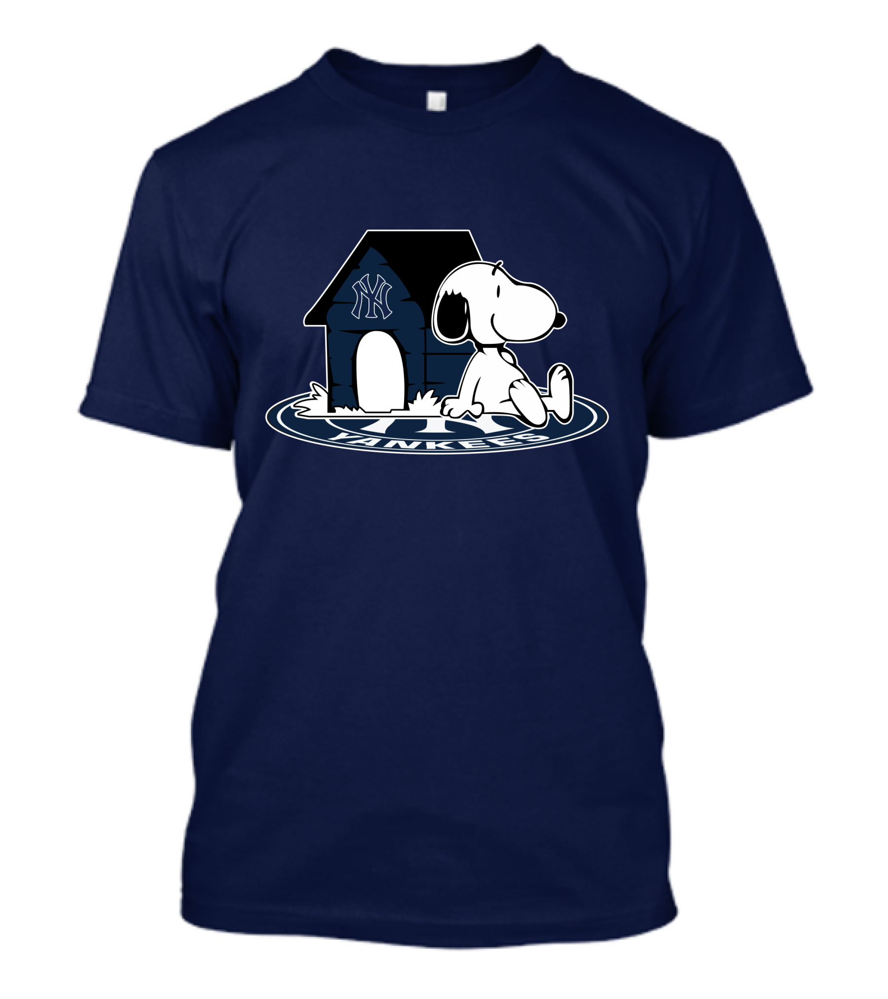 New York Yankees Snoopy Fan Now And Forever T-Shirt