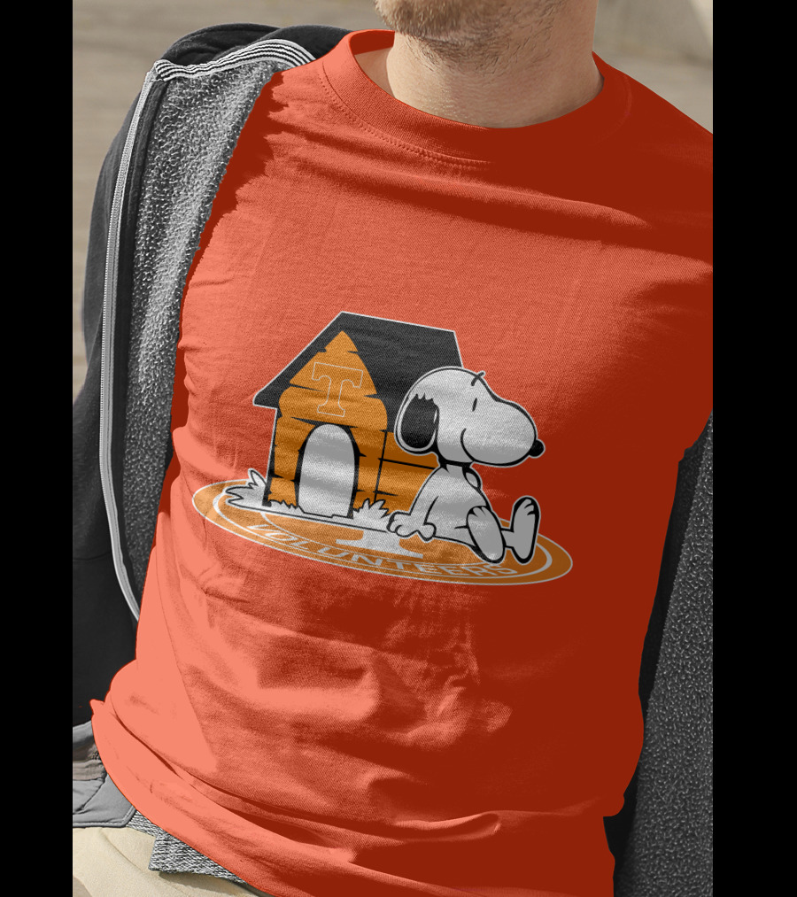 Snoopy Tennessee Volunteers Football Now And Forever T-Shirt