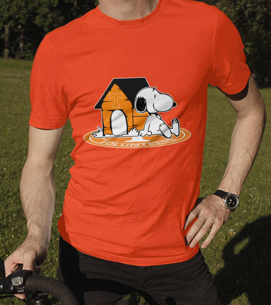 Snoopy Tennessee Volunteers Football Now And Forever T-Shirt