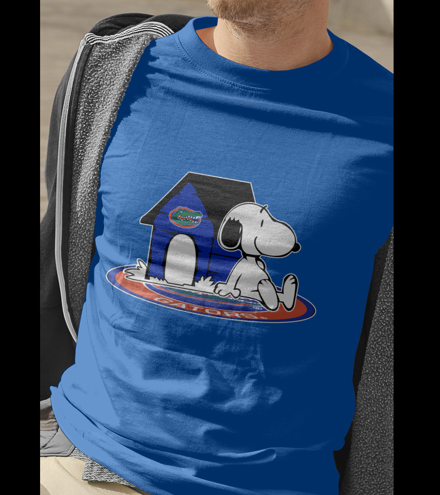 Florida Gators Fan Snoopy House Now And Forever T-Shirt