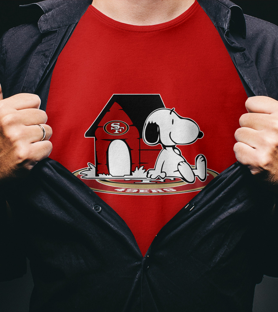 San Francisco 49ers Snoopy Fan Forever T-Shirt
