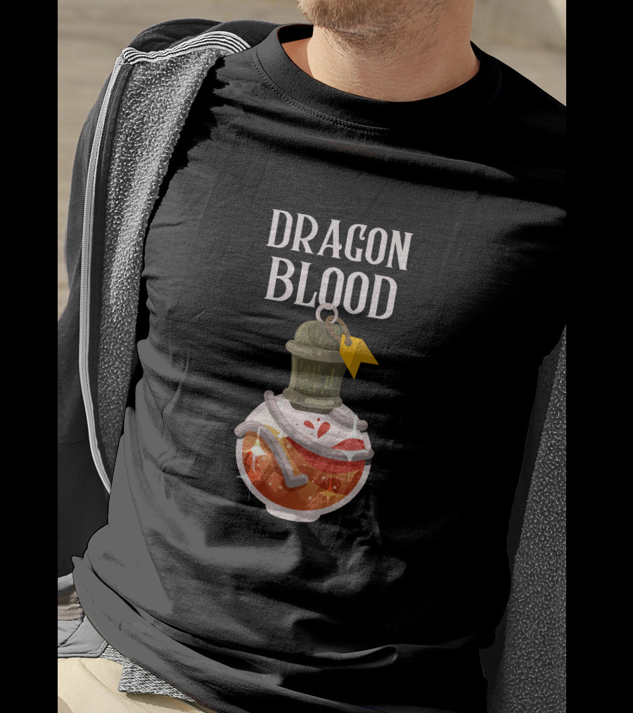 Dragon Blood Magic Potion Bottle T-Shirt