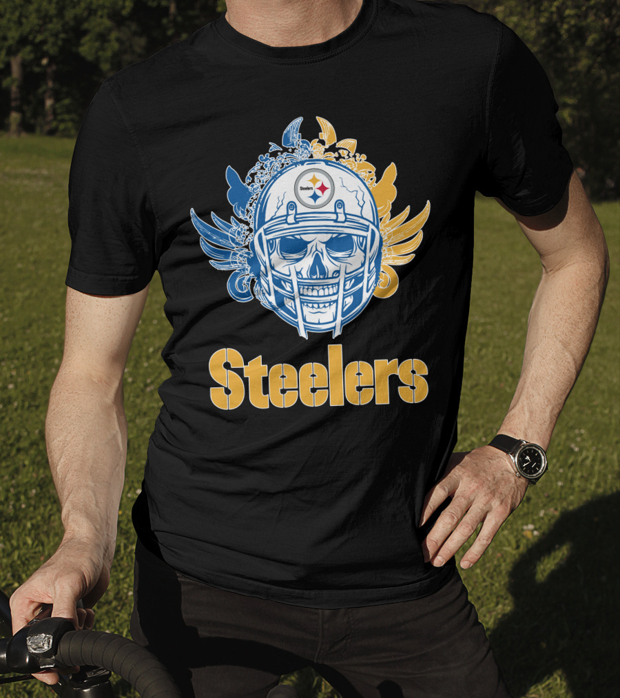 Pittsburgh Steelers Skull Steelers T-Shirt