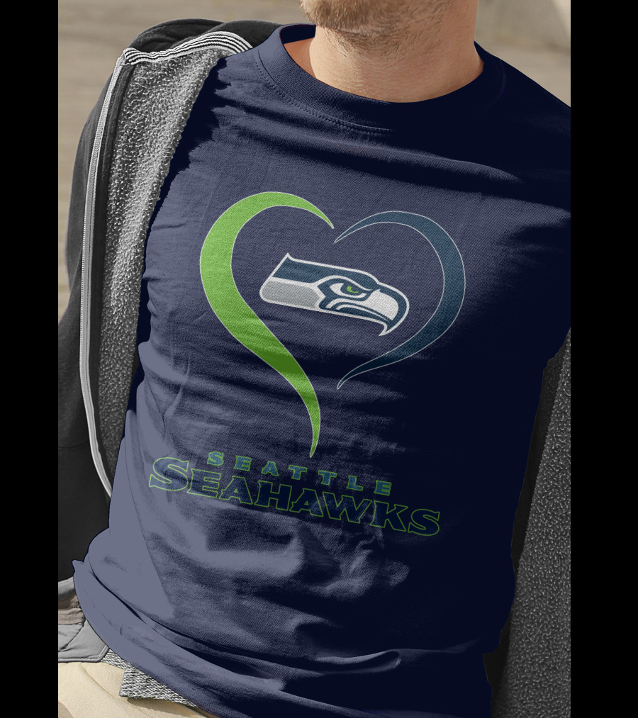 Seattle Seahawks Heart T-Shirt