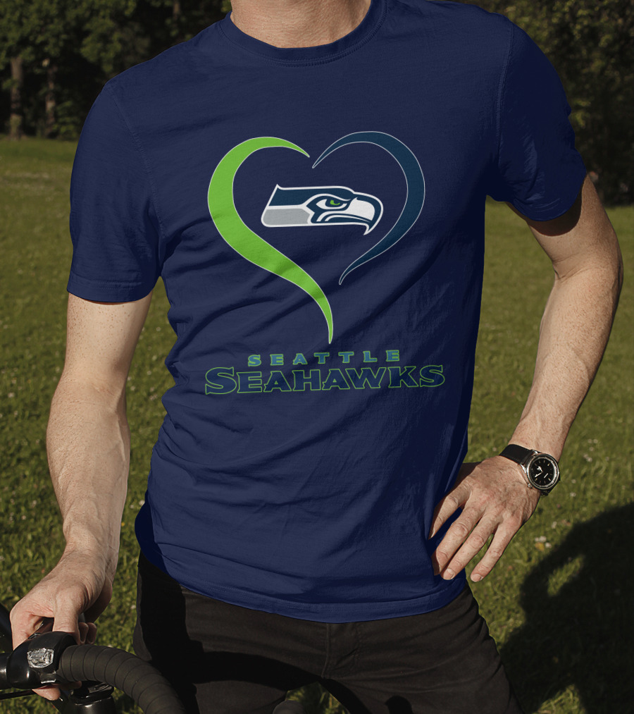 Seattle Seahawks Heart T-Shirt