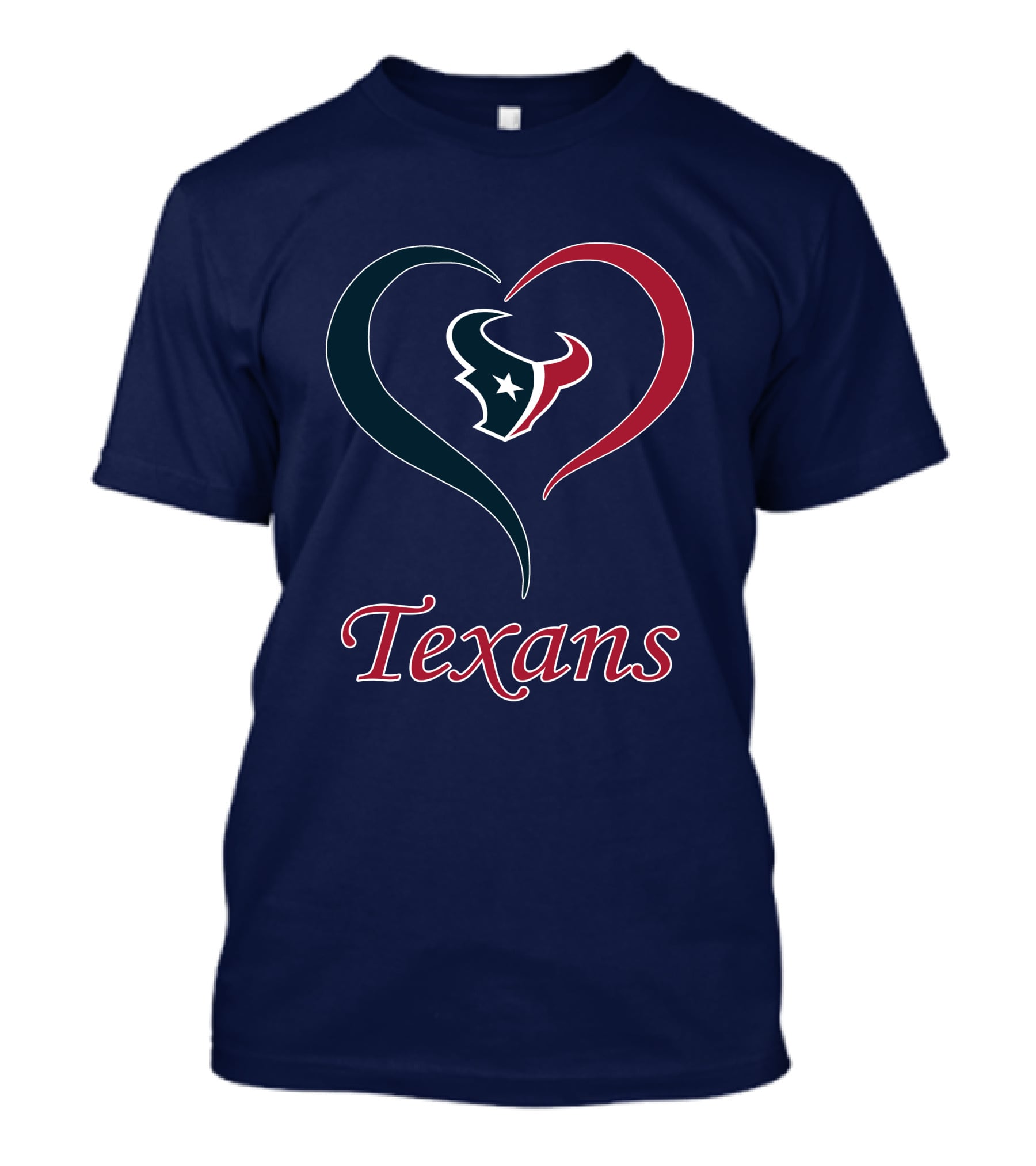 Houston Texans Heart Logo Texans T-Shirt