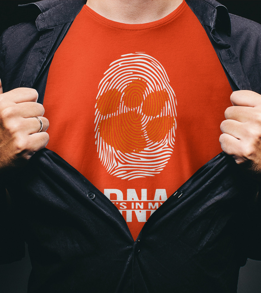 Clemson Tigers It's In My Dna Fingerprint T-Shirt