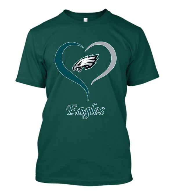 Eagles Heart Emblem With Philadelphia Iconic T-Shirt