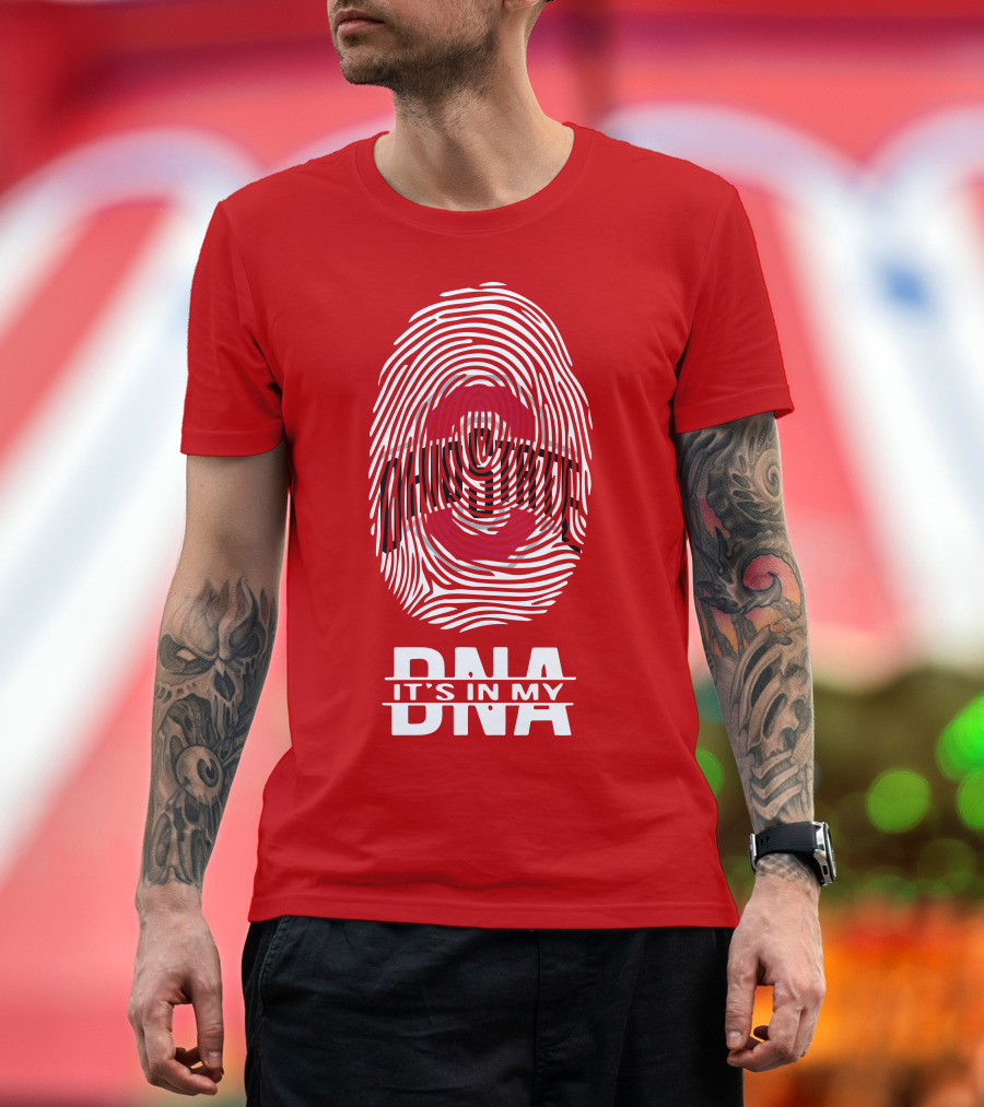 Ohio State Buckeyes Fingerprint It's In My DNA T-Shirt