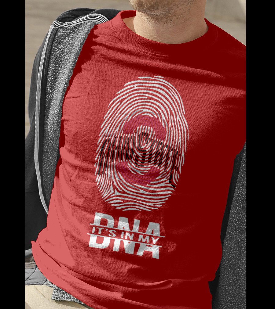 Ohio State Buckeyes Fingerprint It's In My DNA T-Shirt