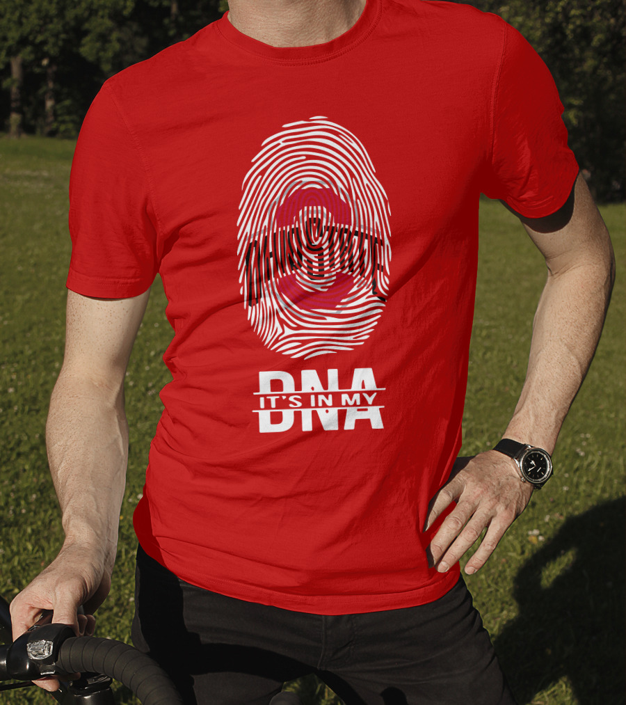 Ohio State Buckeyes Fingerprint It's In My DNA T-Shirt
