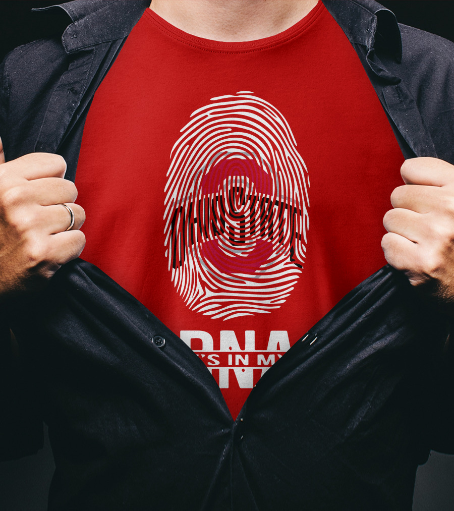 Ohio State Buckeyes Fingerprint It's In My DNA T-Shirt