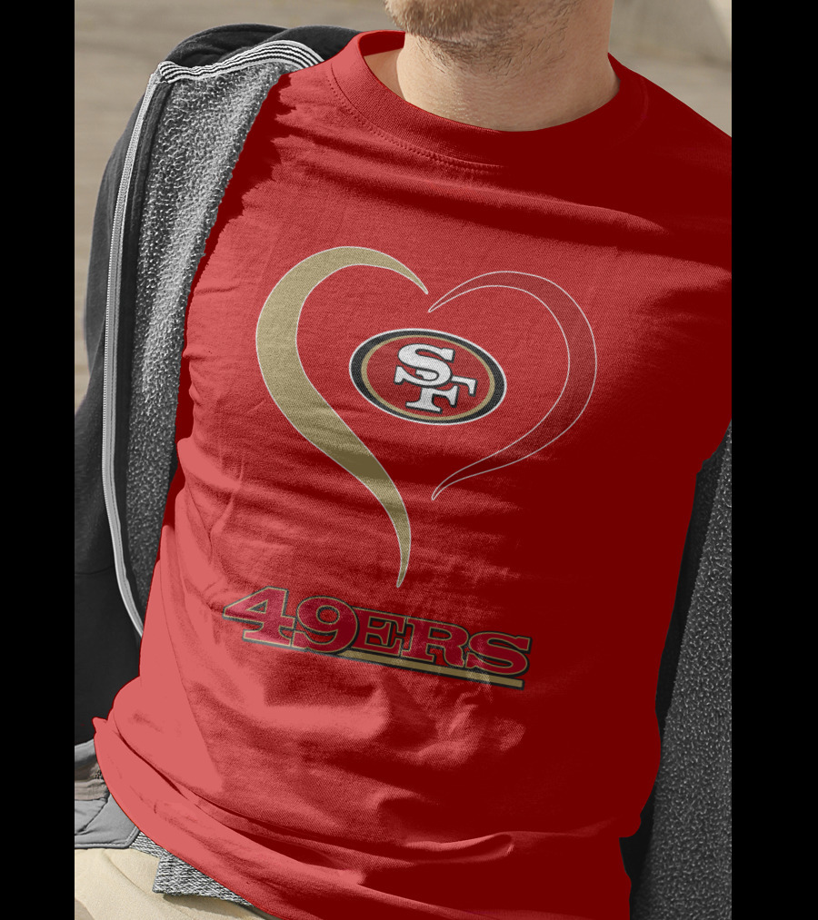 49ers Heart SF T-Shirt