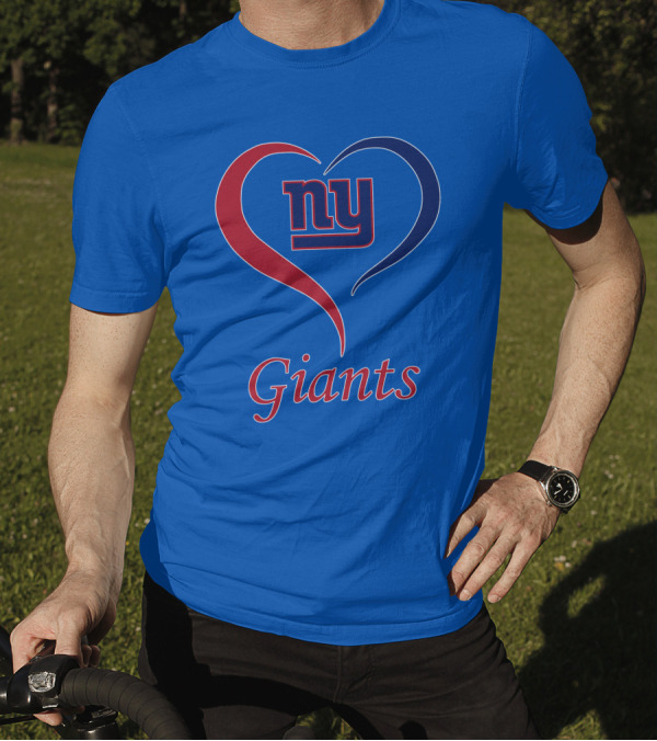 Ny Giants Heart Fan Love T-Shirt