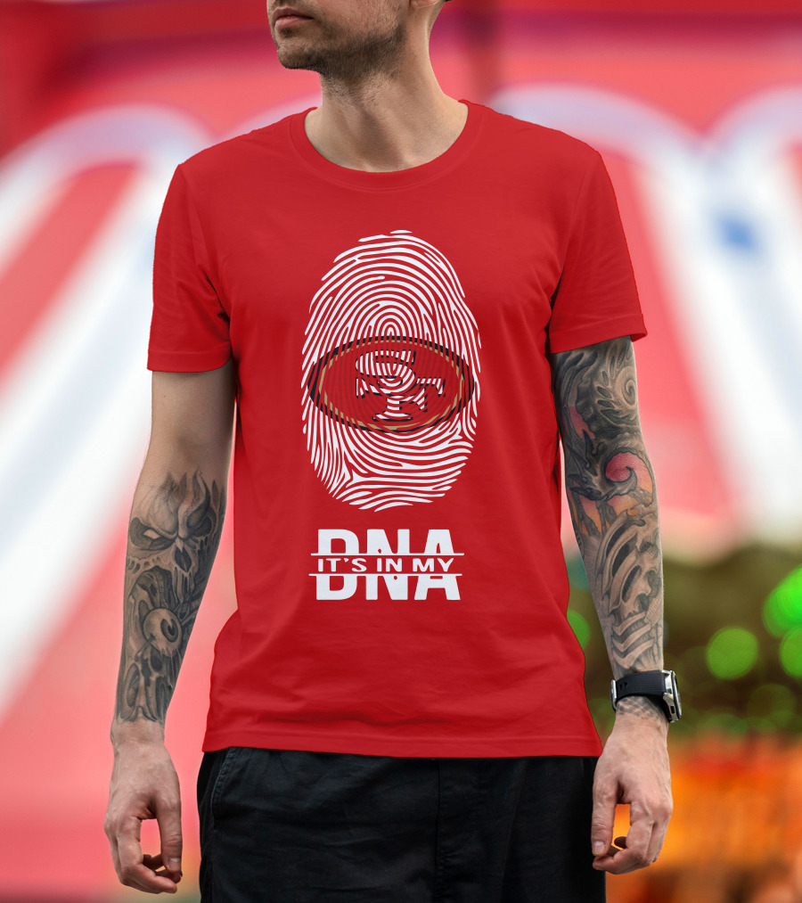 San Francisco 49ers It's In My DNA Fingerprint T-Shirt