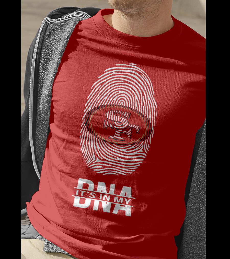 San Francisco 49ers It's In My DNA Fingerprint T-Shirt