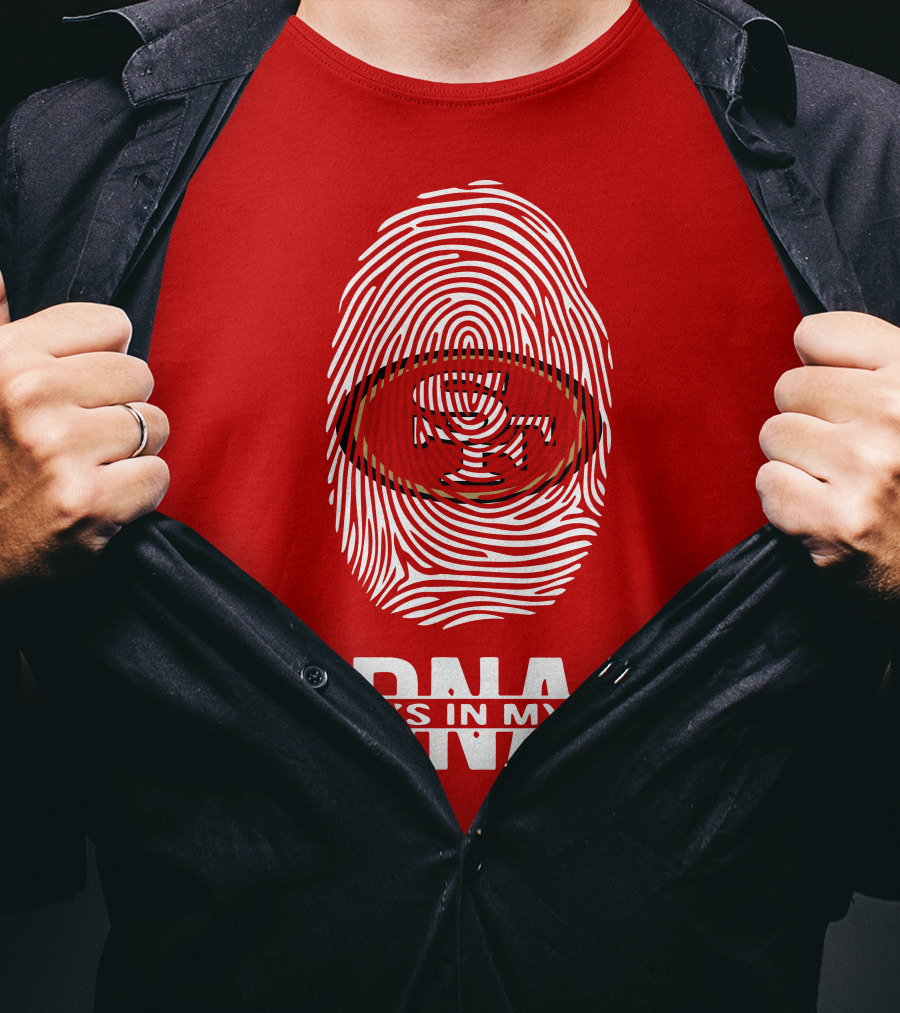 San Francisco 49ers It's In My DNA Fingerprint T-Shirt