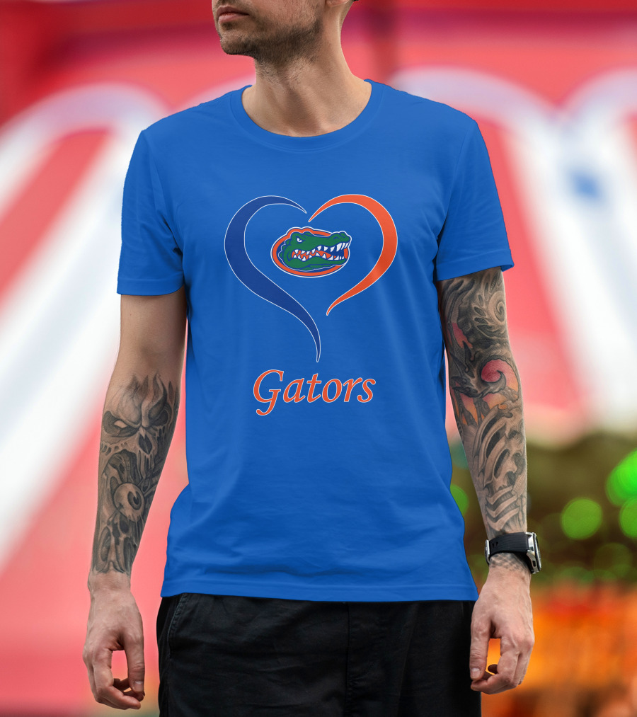 Gators Heart Florida Gators T-Shirt