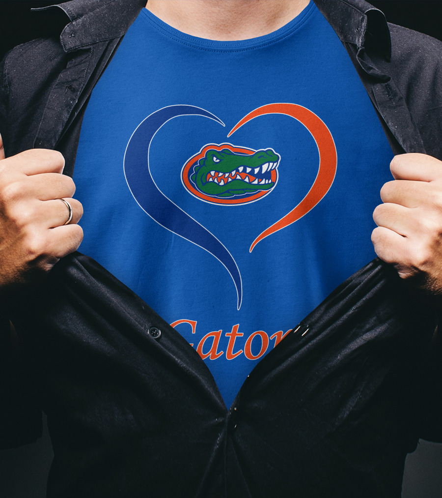 Gators Heart Florida Gators T-Shirt