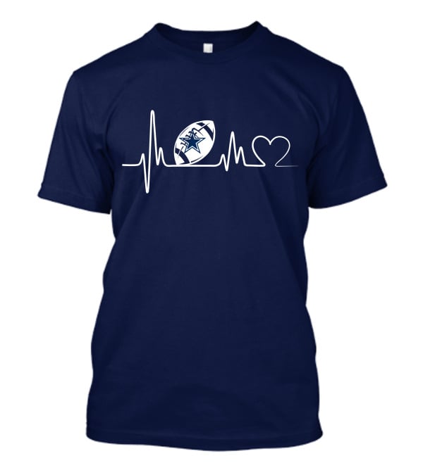 Dallas Cowboys Football Heartbeat T-Shirt