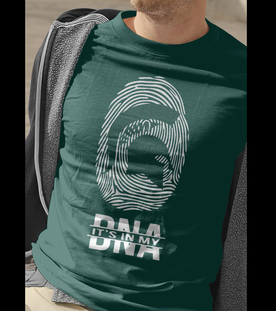Michigan State Spartans Fingerprint It's In My DNA T-Shirt