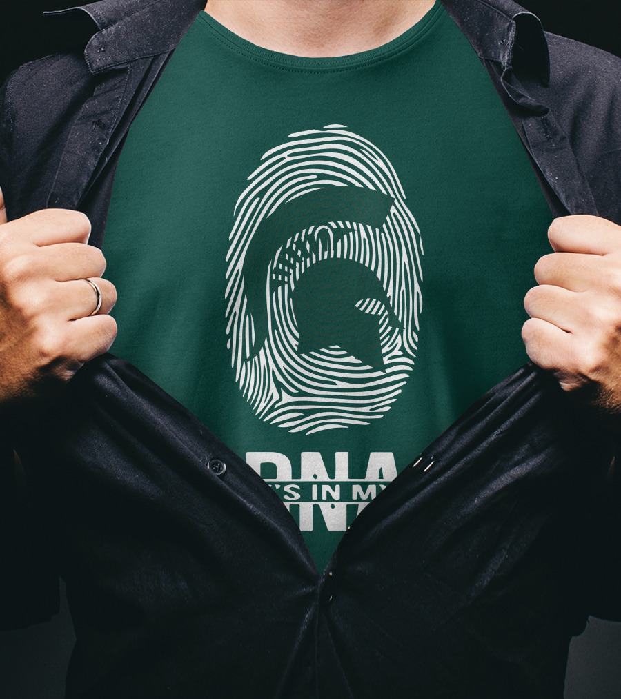 Michigan State Spartans Fingerprint It's In My DNA T-Shirt