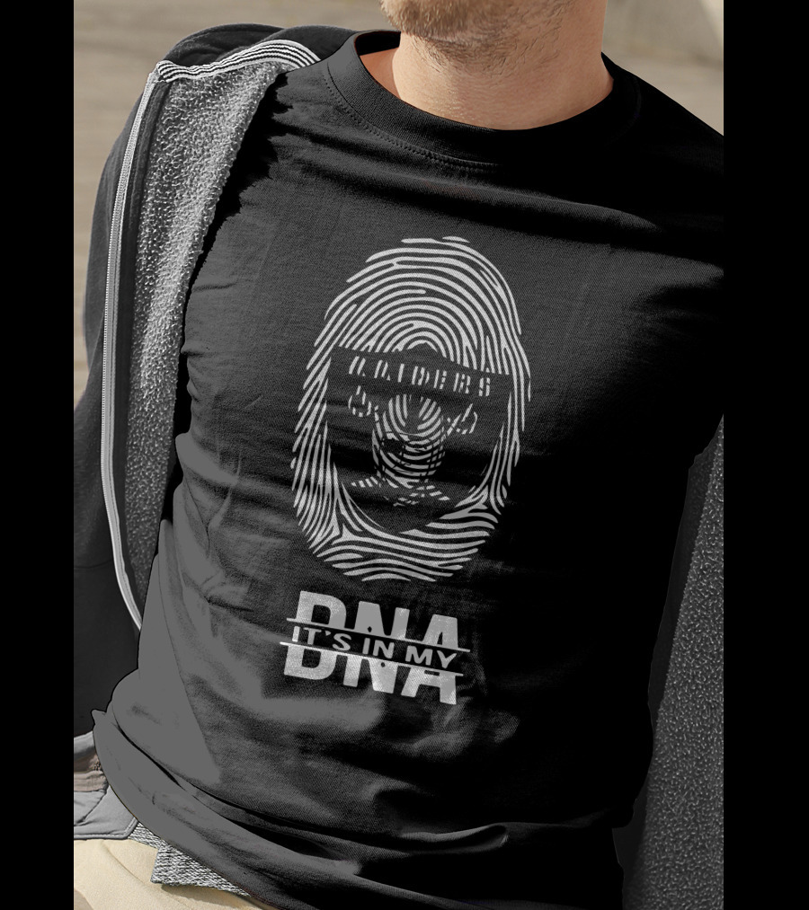 Las Vegas Raiders Fingerprint It's In My DNA T-Shirt