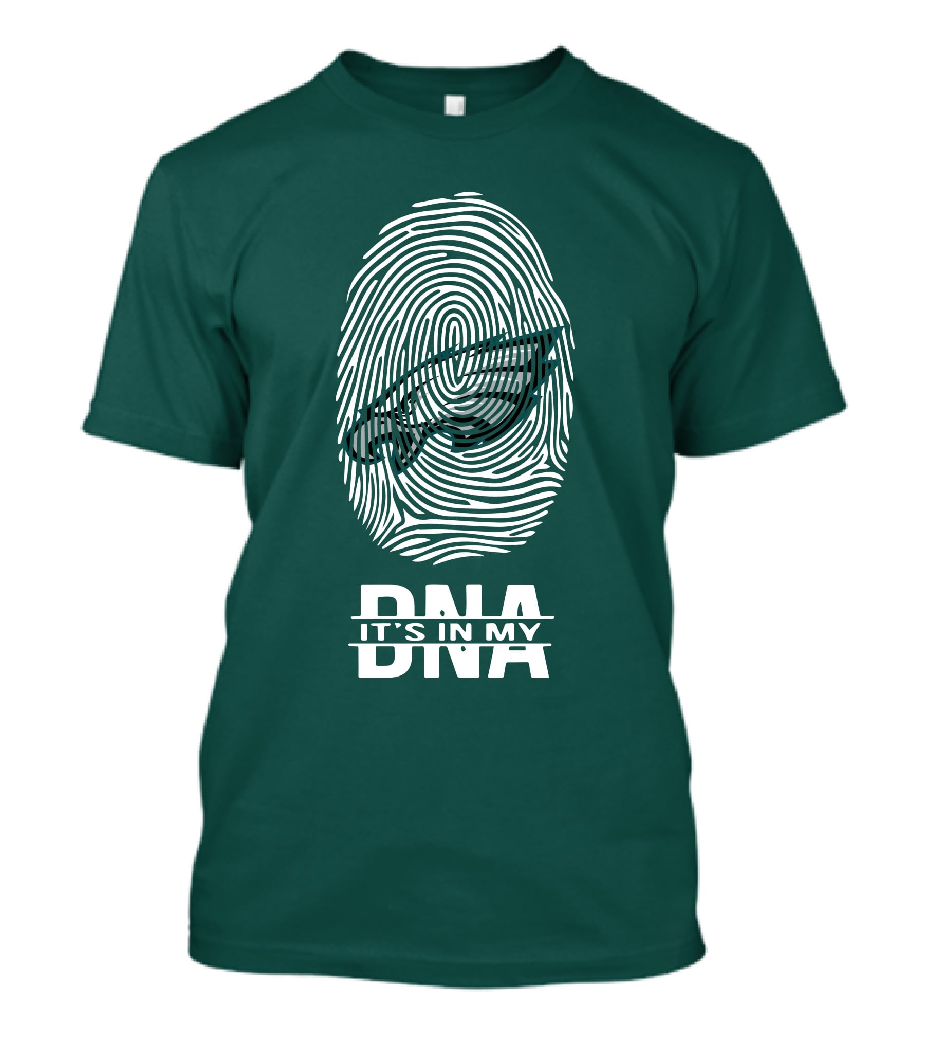 Philadelphia Eagles DNA It's In My DNA Fingerprint T-Shirt