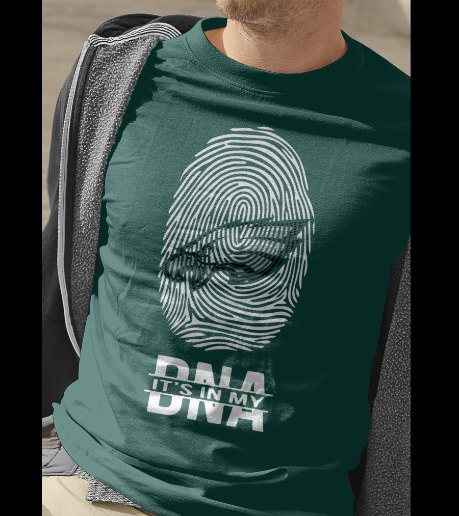Philadelphia Eagles DNA It's In My DNA Fingerprint T-Shirt