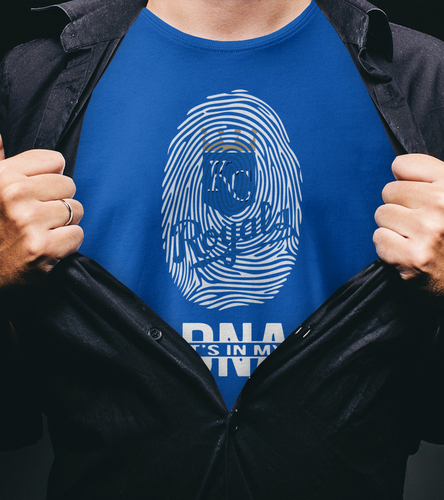 Kansas City Royals Fingerprint It's In My DNA T-Shirt