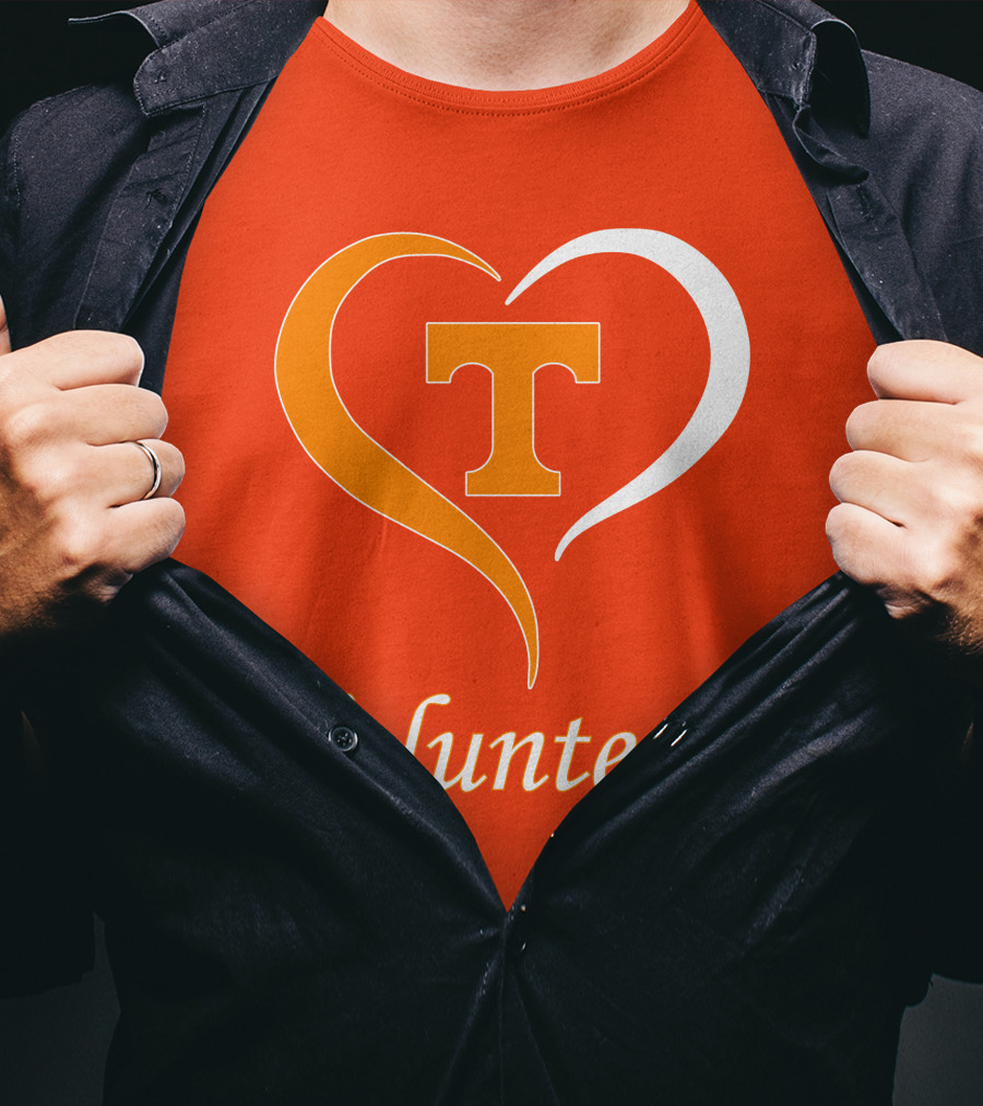 Heart T Tennessee Volunteers T-Shirt