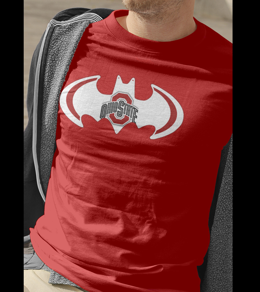 Ohio State Buckeyes Batman Concept T-Shirt
