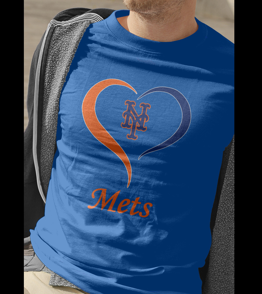 New York Mets Heart Logo Mets T-Shirt