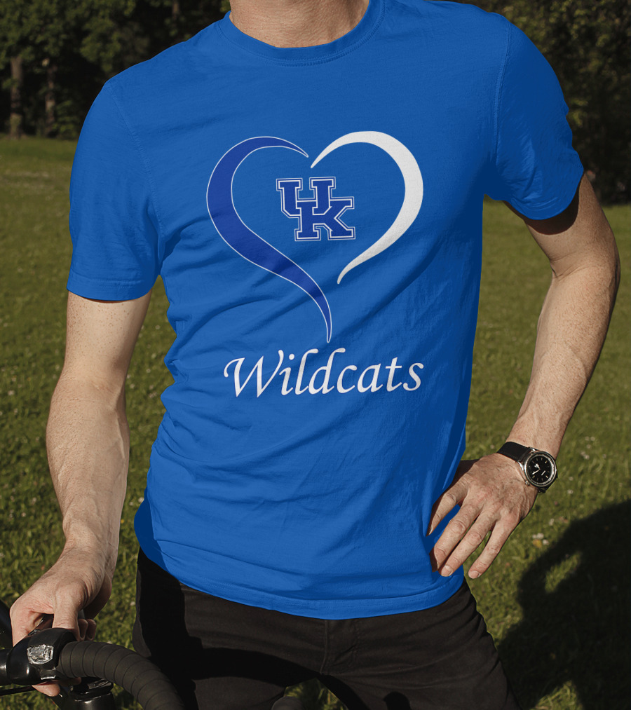UK Wildcats Heart Wildcats T-Shirt