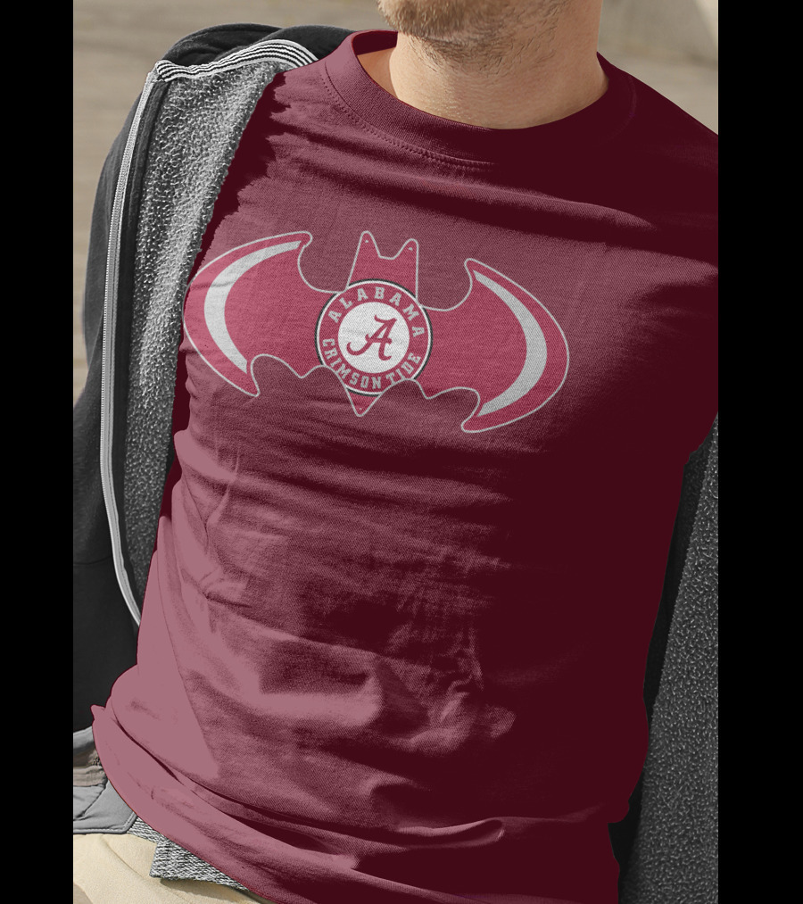 Alabama Crimson Tide Bat Symbol T-Shirt
