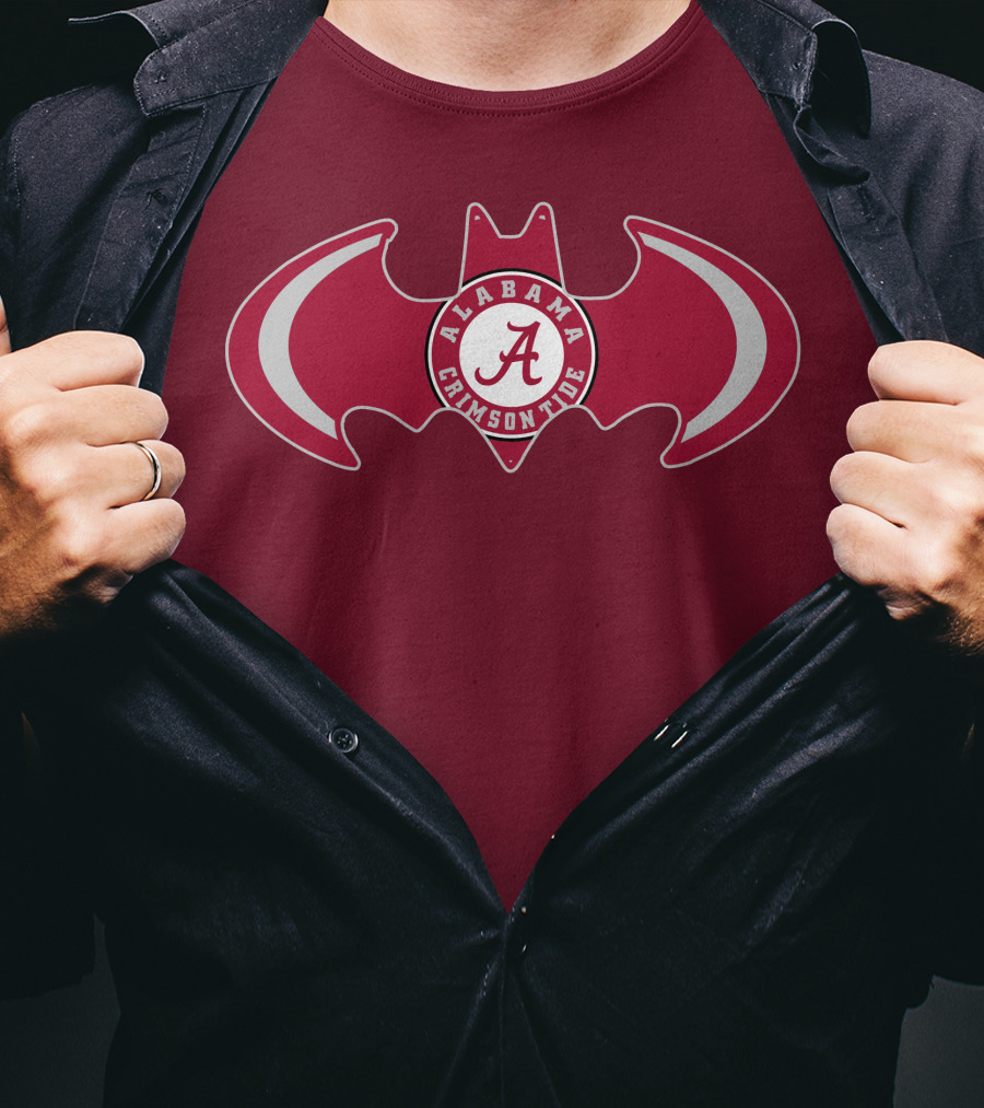 Alabama Crimson Tide Bat Symbol T-Shirt