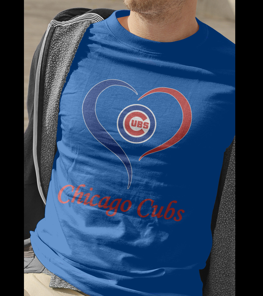 Chicago Cubs Heart Symbol Cubs T-Shirt