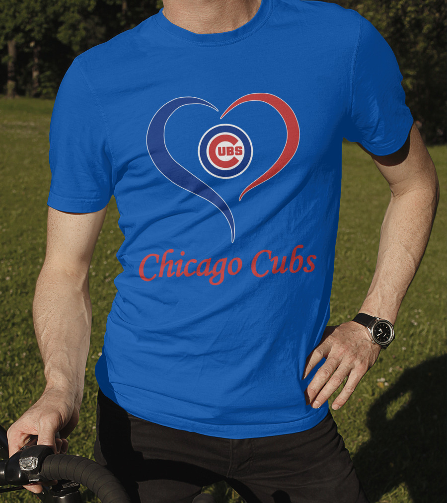 Chicago Cubs Heart Symbol Cubs T-Shirt