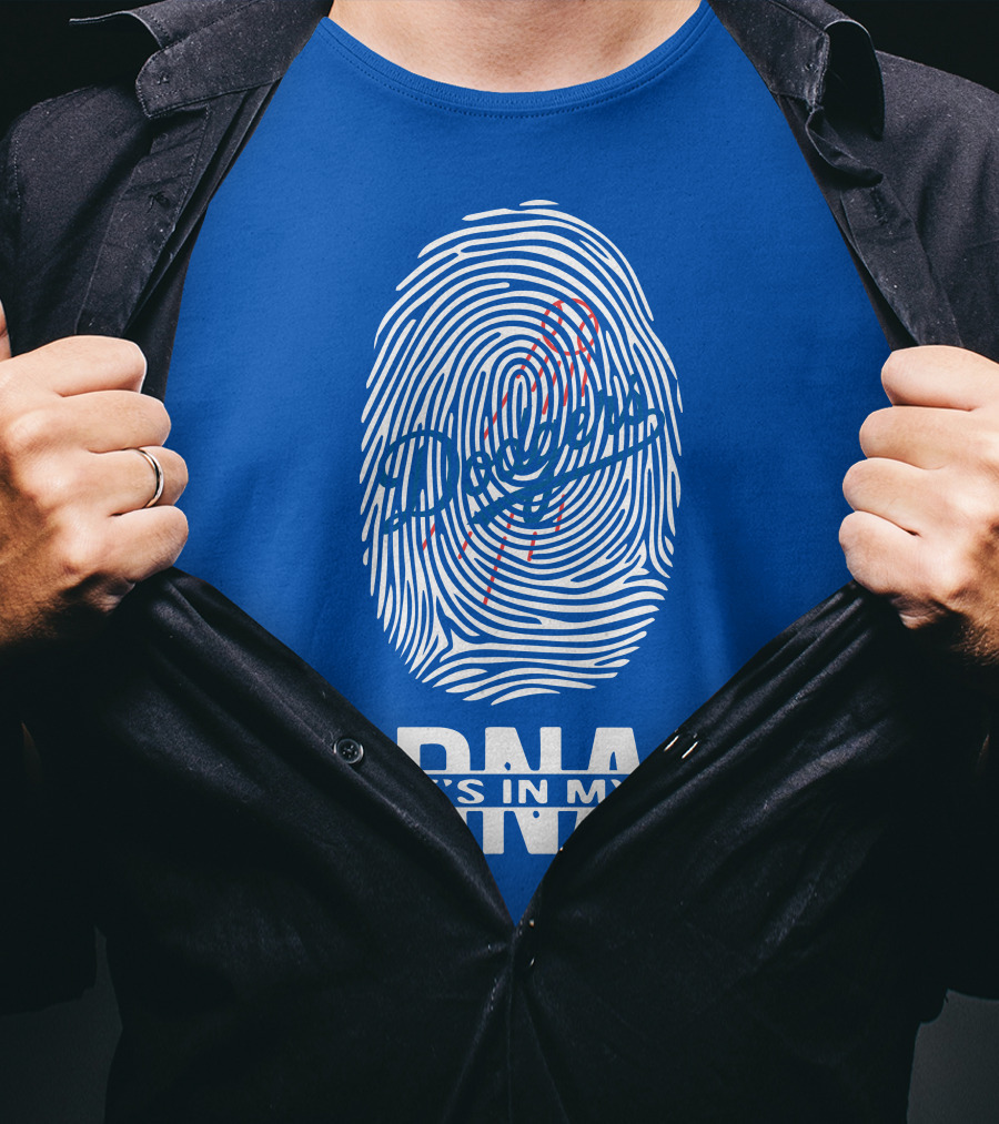 Los Angeles Dodgers Dna It's In My Dna T-Shirt