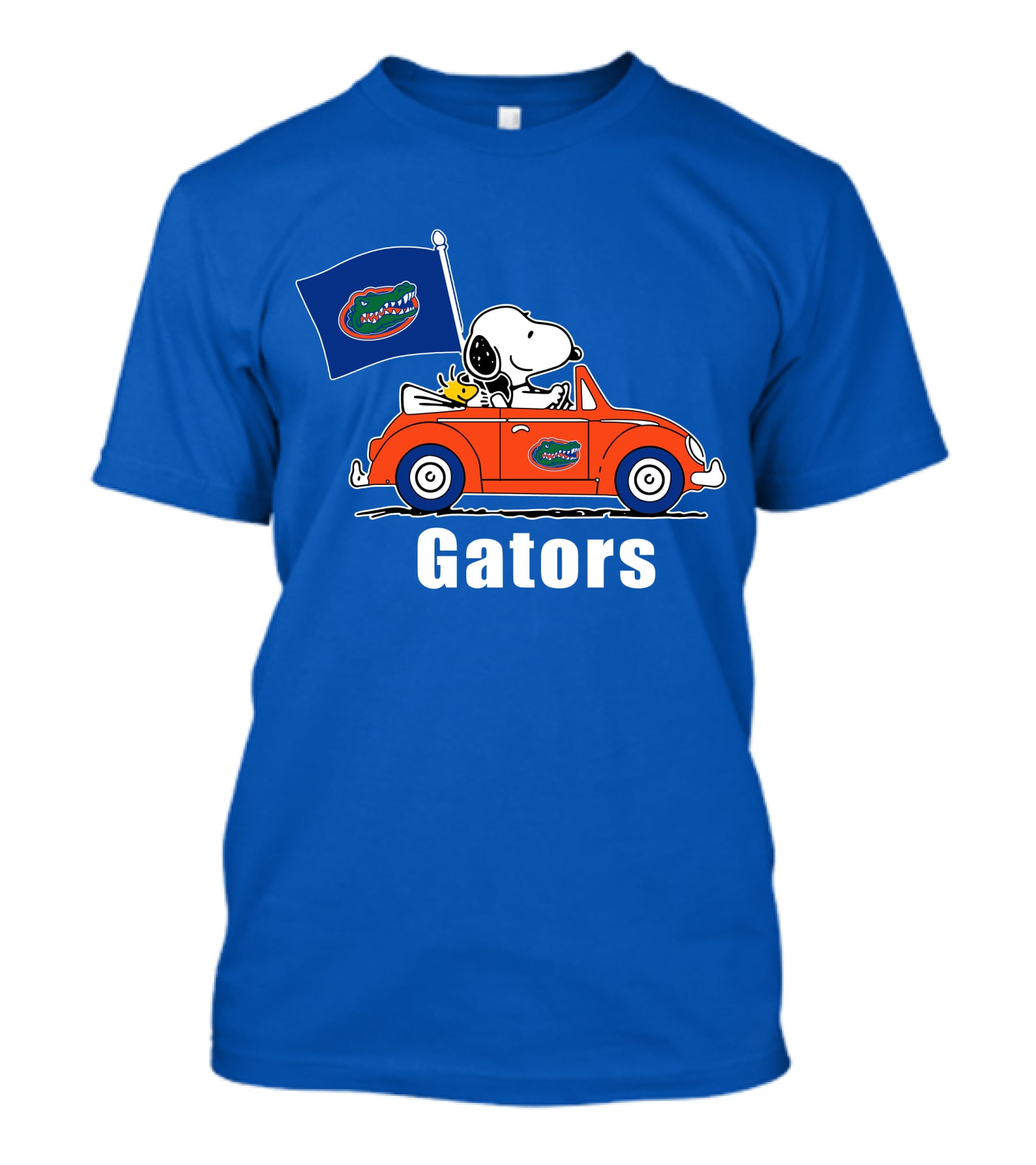 Florida Gators Snoopy Driving With Woodstock T-Shirt