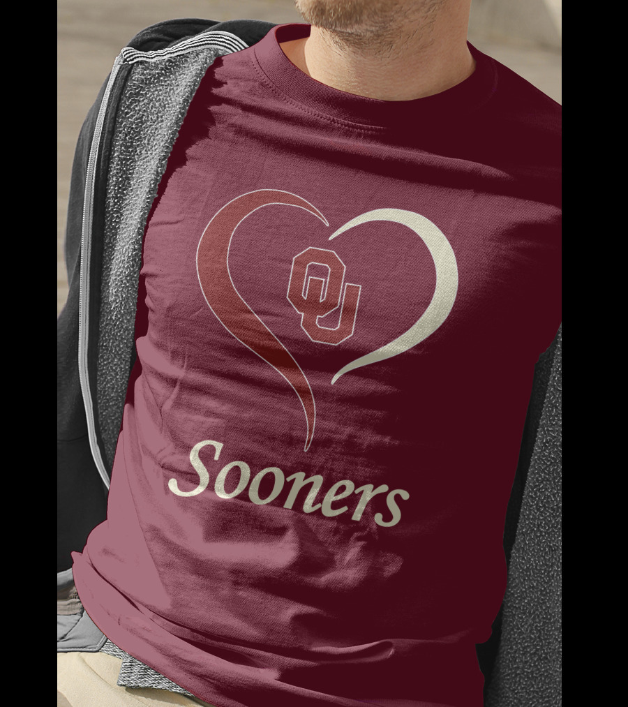 Sooners OU Heart T-Shirt
