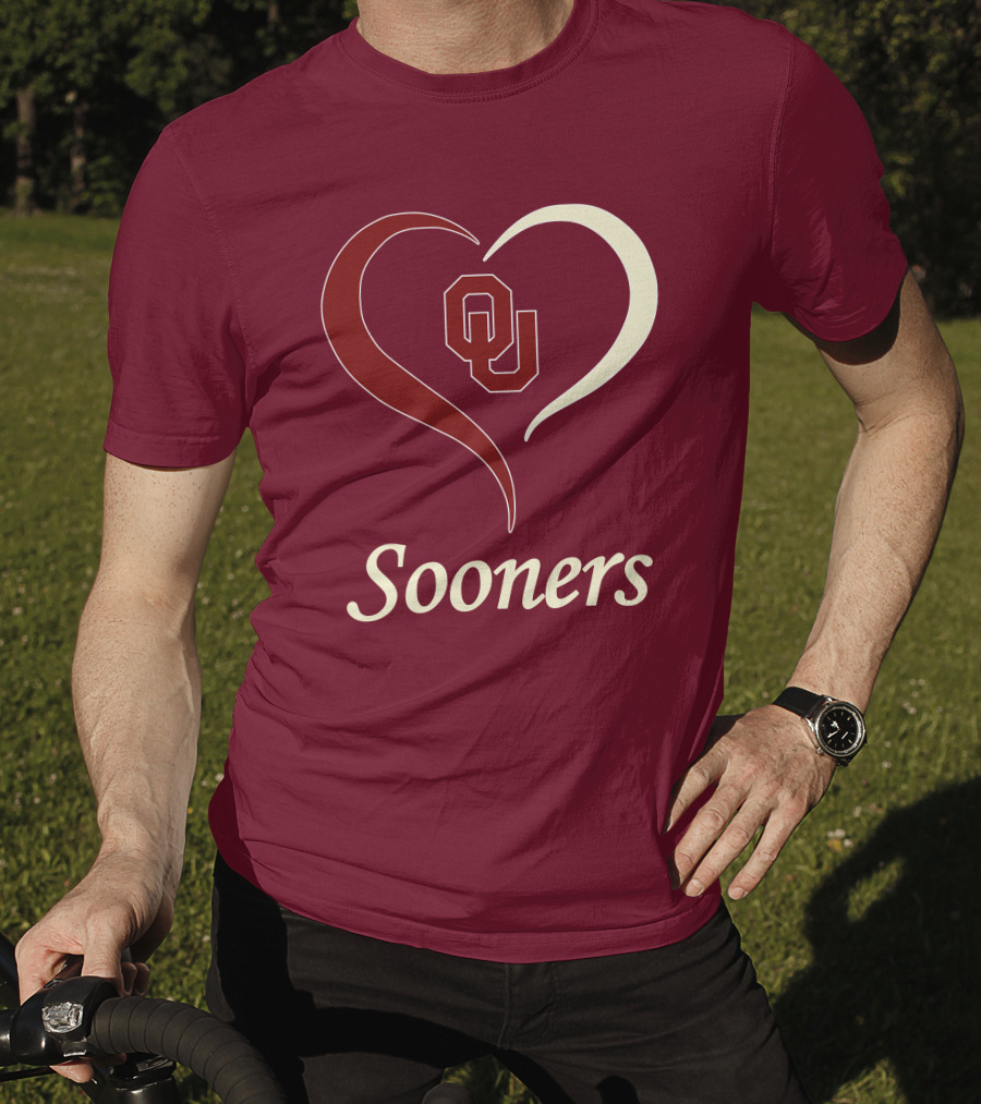 Sooners OU Heart T-Shirt