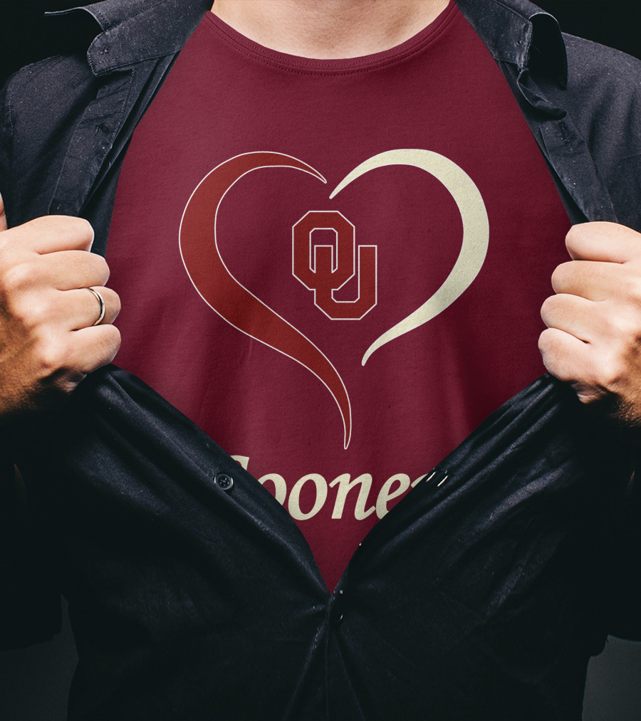 Sooners OU Heart T-Shirt