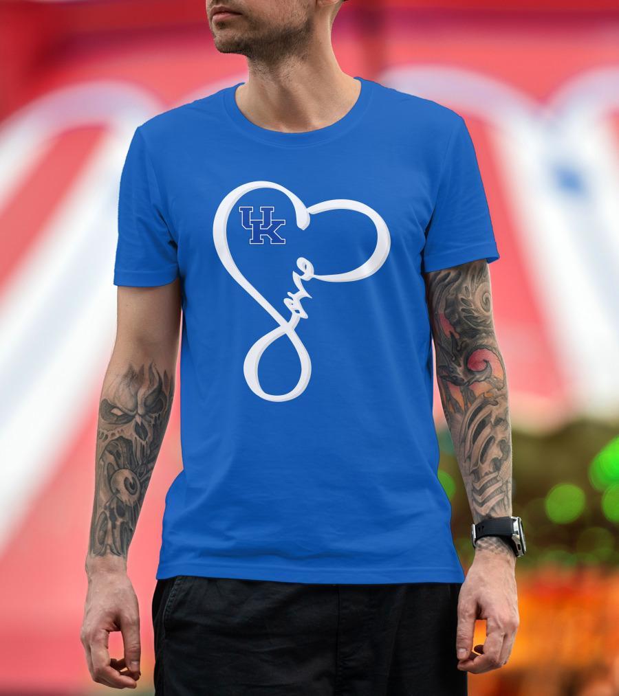 UK Wildcats Love Heart T-Shirt