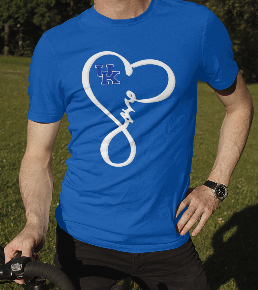 UK Wildcats Love Heart T-Shirt