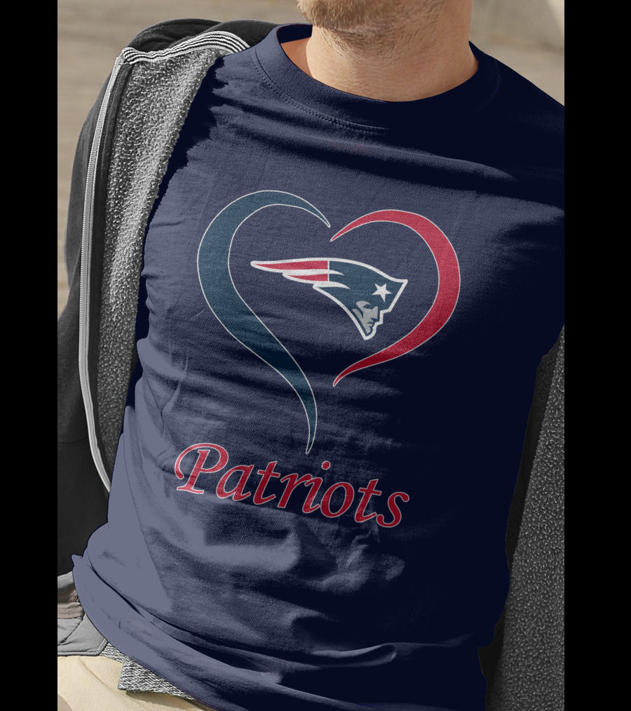 Patriots New England Heart T-Shirt