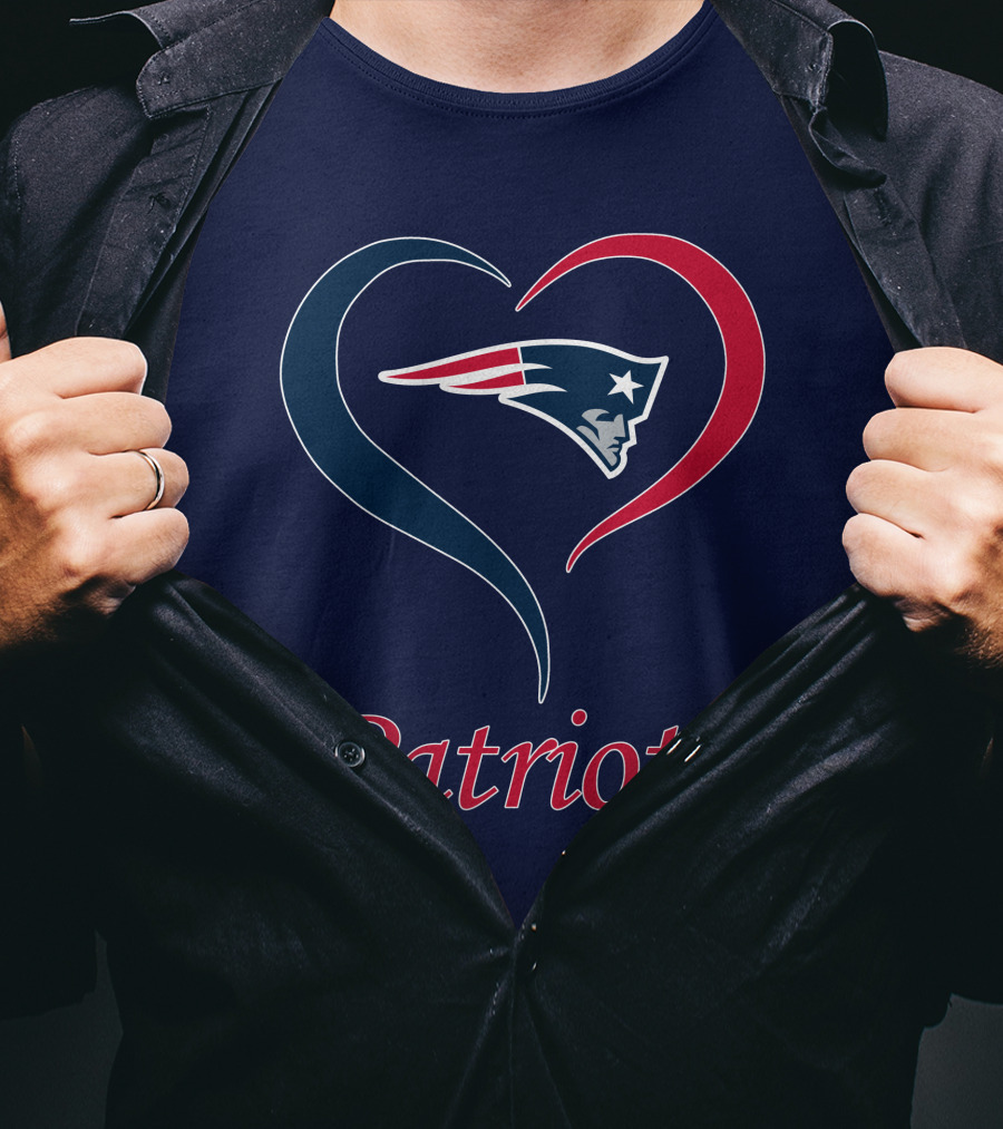 Patriots New England Heart T-Shirt