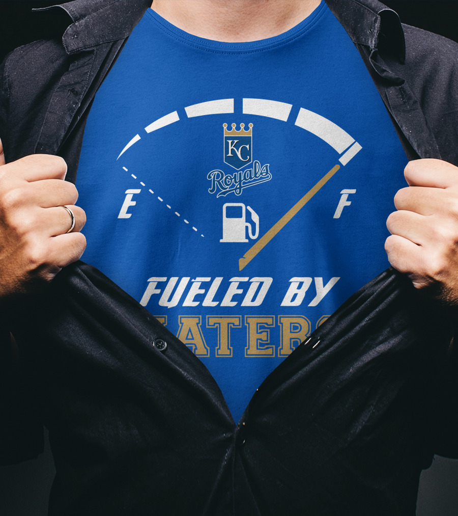 Kansas City Royals Fueled By Haters Fuel Gauge T-Shirt