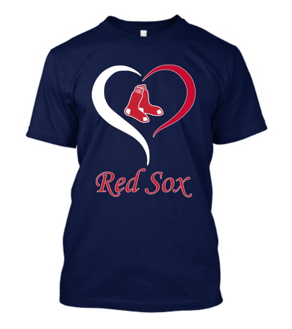 Red Sox Heart Logo Boston Pride T-Shirt